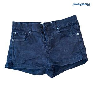Garage Denim Black Shorts